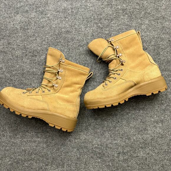Belleville Gore-Tex Men\'s 6 Boots Tan Suede Waterproof Military Combat Boots main image 4